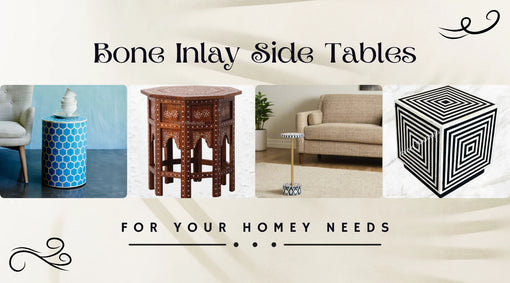 8 Bone Inlay Side Tables For Different Spaces In The House