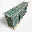 Arabic Mother Of Pearl Inlay Cabinet Green 5