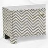 Black Bone Inlay Media Unit Chevron Zigzag 3