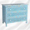 Blue Bone Inlay Arctic Chest Of 3 Drawers 1