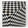 Bone Inlay 7 Drawer Checkerboard Dresser Black 3