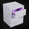 Bone Inlay Checkerboard Bedside Lilac 3