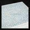 Bone Inlay Edge Floral Bedside Turquoise 3 
