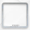 Bone Inlay Edged Mirror Grey 50 48 4