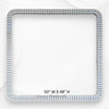 Bone Inlay Edged Mirror Grey 50 48 4