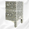 Bone Inlay Floral 3 Drawer Chest Black 5