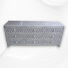 Bone Inlay 9 Drawer Chest Honeycomb Grey 2