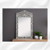 Bone Inlay Crested Mirror Black 1