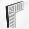 Brass Stripe Bone Inlay Mirror Grey 2