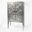 Chatham Hollywood Regency Nickel Bar Cabinet 3