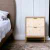 Cora Bone Inlay 2 Drawer Bedside 1