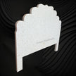 Floral Bone Inlay Headboard White 1