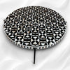 Gabi MOP Inlay Lotus Center Table Black 1