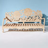 Handcarved Lotus Daybed Natural 2