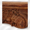 Handcarved Menagerie Dining Table Natural