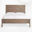 Handcarved Ornithology Bed Brown 4