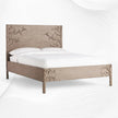 Handcarved Ornithology Bed Brown 2