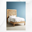 Handcarved Lombok Bed Natural 3