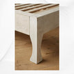 Handcarved Lombok Bed White 5