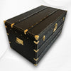 Hawaii Leather Trunk Coffee Table Black 3