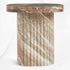 Kanta Marble Side Table Fantasy Brown 1