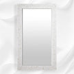 Kyra Bone Inlay Flower Floor Mirror White 1