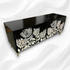 Lucas Bone Inlay Media Console Black