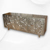 Nickel Embossed Flower Carved Buffet 5