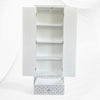 Star Mother Of Pearl Inlay Wardrobe White 3