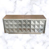 Talitha Silver Metal Embossed Credenza 3