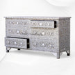 Willa Mother of Pearl Inlay 6 Drawer Dresser Grey 3