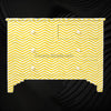 Bone Inlay Chest of Four Drawer Chevron Design Yellow 1