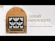 MOP Inlay 2 Door Swan Cabinet Black Luxury Handicrafts