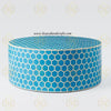 Bone Inlaid Round Coffee Table Honeycomb Turquoise 3