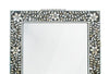 Black Mother Of Pearl Floral Rectangle Mirror 2