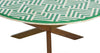 Bone Inlay Oak Coffee Table V Design 2