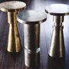 Embossed Metal Side Table Pole 3