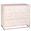 Fez Mother Of Pearl Inlay Chest Of Drawers - Pale Pink 4