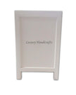 Mother Of Pearl Inlay 3 Drawer Bedside White 5