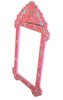 Pink Mother Of Pearl Inlaid Parrot Mirror 2