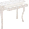 Mother Of Pearl Inlay 1 Drawer French Style Console White 5