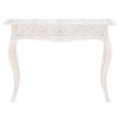 Mother Of Pearl Inlay 1 Drawer French Style Console White 2