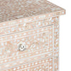 Pale Pink Mother Of Pearl Inlay Chest Of 7 Drawers 4