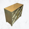 Chatham Hollywood Regency 2 Door Brass Cabinet Ready to Ship 2