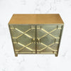 Chatham Hollywood Regency 2 Door Brass Cabinet Ready to Ship 3