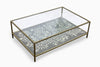 Flower Bone Inlay Coffee Table Grey 2